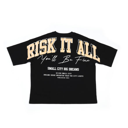 "RISK IT ALL" - Signature T Shirt - Black